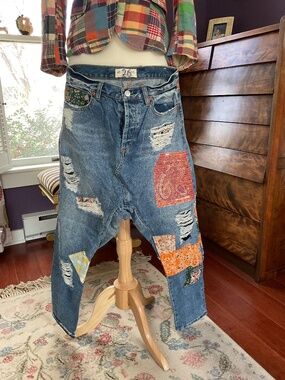 Free people we the free drop crotch harem jeans
